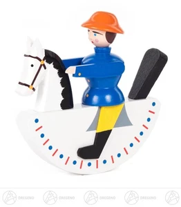 Nussknacker Reiterlein blau BxHxT 9 cmx9,5 cmx3 cm NEU Erzgebirge Nußknacker  - Picture 1 of 1