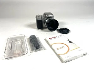 Kodak EasyShare Z650 6.1MP Digital Bridge Camera 10x Zoom Silver TESTED & WORKS - Picture 1 of 11