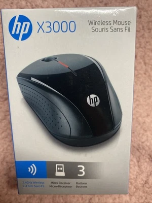 HP X3000 Wireless Optical Mouse NEW Sealed - Image 1 of 4