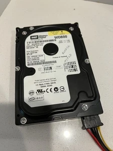 Western Digital Caviar WD800JB-00JJC0 80GB 7200RPM IDE 3.5 Internal Hard Drive - Afbeelding 1 van 4