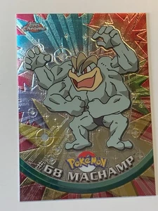2000 Topps Chrome Pokemon Series 1 #68 Machamp FREE Combined Shipping - Picture 1 of 2