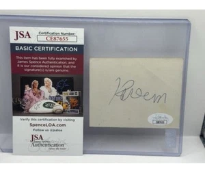 Kareem Abdul-Jabbar Autographed Paper RARE "Kareem" - JSA COA - Picture 1 of 1