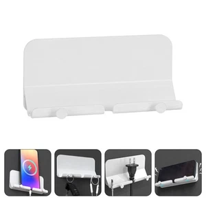 Soporte de pared móvil soporte de carga para teléfono para soporte de almacenamiento montado en la pared - Imagen 1 de 12