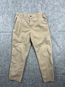Old Navy Men's OG Chino Straight Leg Stretch Flat Front Khaki Pants Size Large - Picture 1 of 9