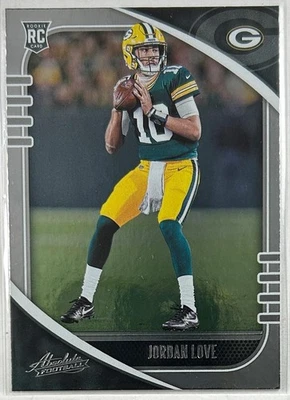 2020 Panini Absolute #162 Jordan Love RC Green Bay Packers - Image 1 of 2