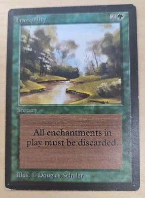 Magic The Gathering MTG Tranquility BETA EDITION Moderately Played MP English - Image 1 of 2