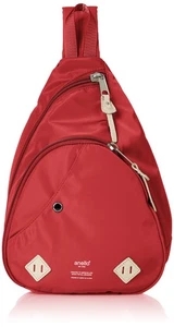 Bolso corporal con estampado de logotipo de Anello URBAN O.D. AT-S0231 Rojo 89 - Imagen 1 de 3