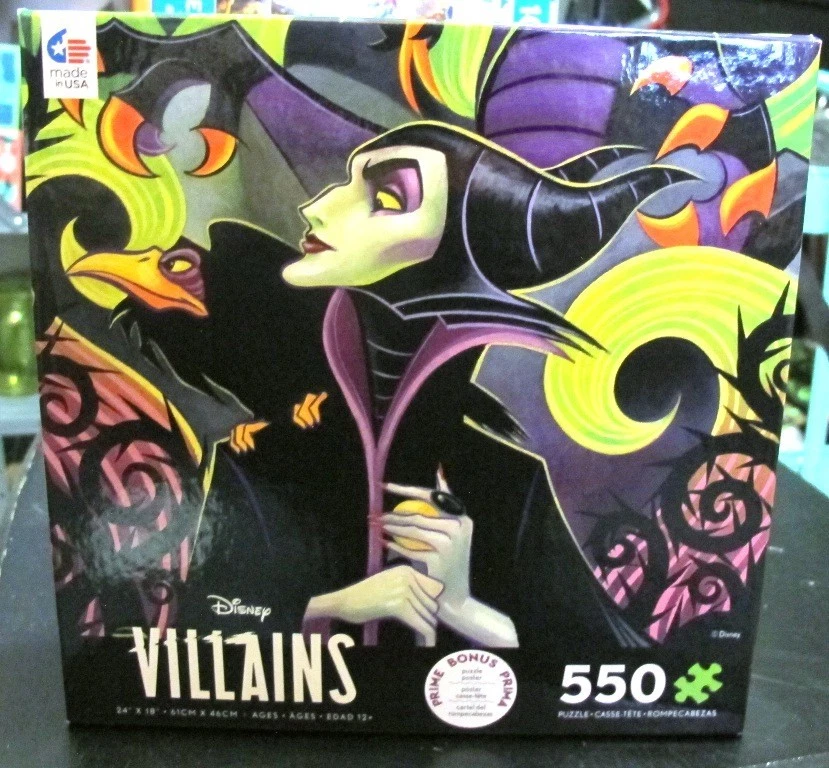Disney Villains Maleficent Jigsaw Puzzle~ 550 Pieces~ Ceaco Puzzles ~New - Image 1 of 1