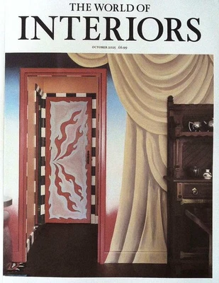 THE WORLD OF INTERIORS October 2025 LYDIA CHAN Swatch ALLEGRA HICKS 370 Pg @ NEW - Image 1 of 4