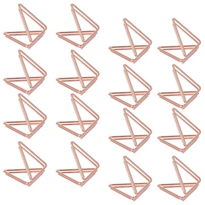 25Pcs Double Triangle Memo Clips Photo Clips Business Cards Clamps Picture Clips - Image 1 of 4