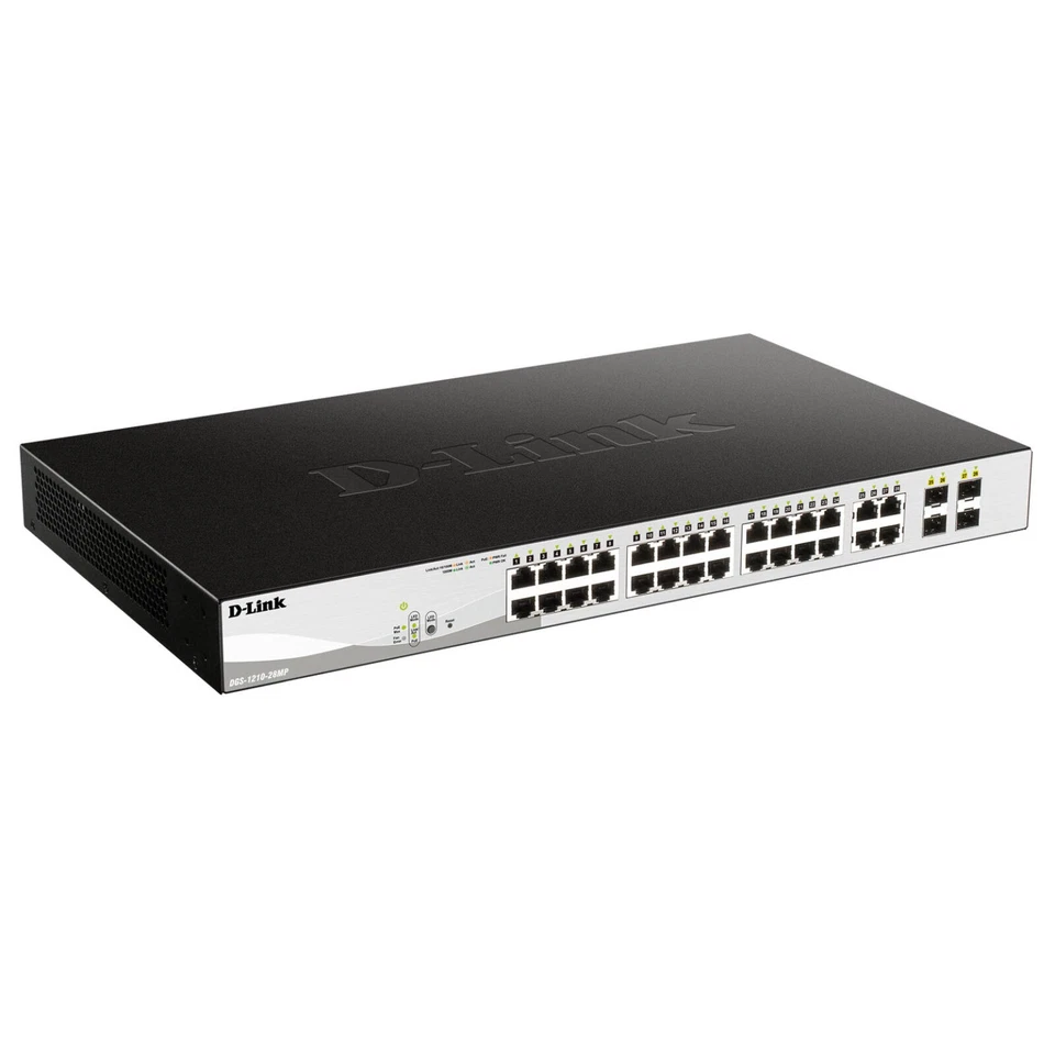 *NEW* D-LINK DGS-1210-28MP Smart Managed 28-Port PoE Switch with 370W PoE Budget - Image 1 of 1