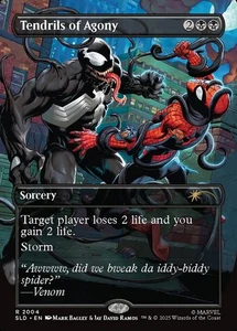 MTG Tendrils of Agony 2004 Rare Secret Lair Marvel's Spider-Man: Venom Unleashed - Picture 1 of 1