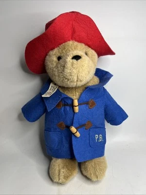 PADDINGTON BEAR SMALL SOFT PLUSH 2015 TAG ROUND NECK APPROX 35cm 14"  - Image 1 of 4