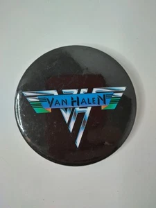 Vintage Van Halen Promo Pin Badge 3" Van Halen Merchandising Made In USA - Picture 1 of 5