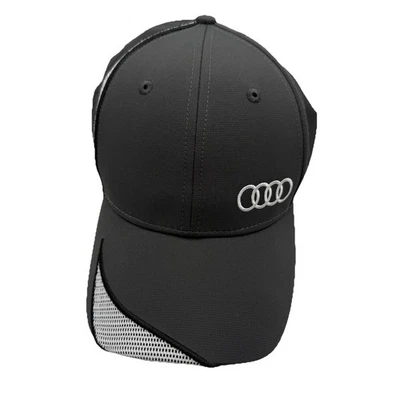 Gorra de béisbol Audi gris 2020 ajustable con tirantes bordados anillos logotipo sistema operativo Foto 1 de 4