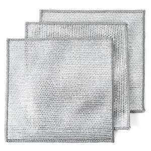 Wire Dishwashing Rag, 25-Pack New Multipurpose Non-Scratch Wire Dishcloth for... - Picture 1 of 5