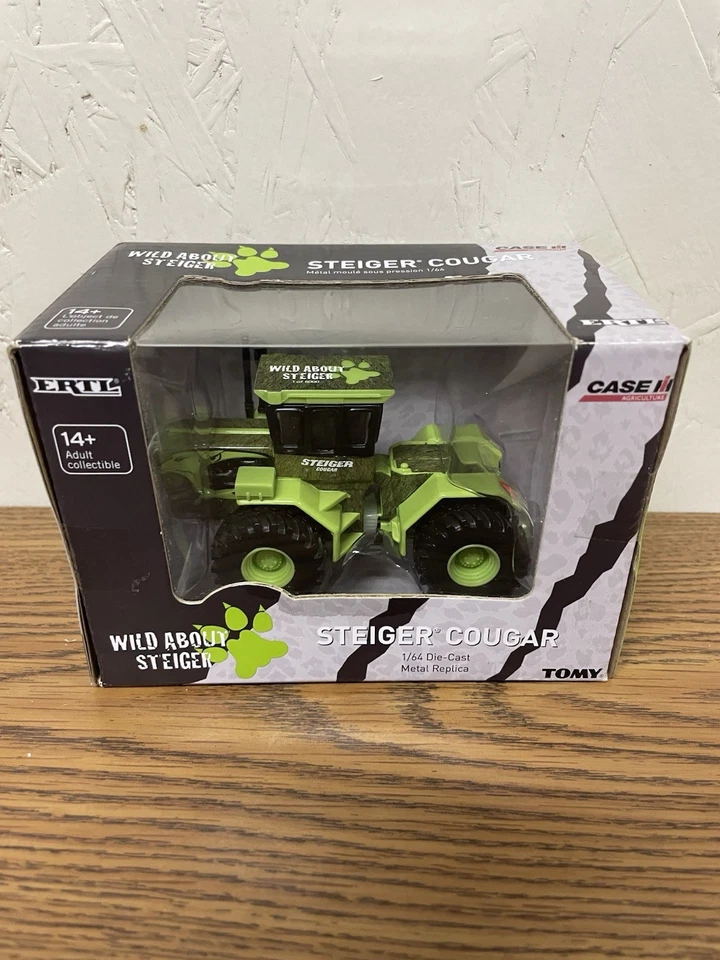 Tractor Steiger Cougar II 1/64 4x4 con singles, 'Wild About Steiger', ERTL 14975A Foto 1 de 1