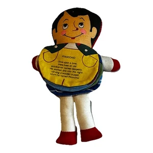 "Tell a Tale" 10" Vintage Stoffpuppe-Pinocchio - Bild 1 von 7