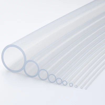 Silikonschlauch Meterware Industriequalität -60°C bis 200°C Schlauch Transparent - Bild 1 von 4