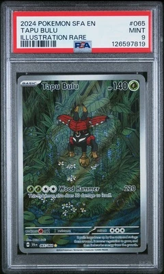 PSA 9 2024 Pokemon Shrouded Fable #065 Tapu Bulu Full Art SIR - Image 1 of 2