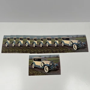 (10) Postcards 1930 Cadillac Dual Cowl Phaeton Automobilorama Harrisburg Penn - Picture 1 of 4