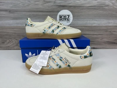 **Adidas Gazelle Indoor Women's 'Liberty London' Mitsi Day FLORAL Shoes (JR3601) - Image 1 of 4