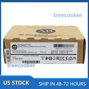 Módulo de entrada analógica de E/S Allen-Bradley 1769-IF4 CompactLogix nuevo sellado 1769IF4 - Imagen 1 de 5