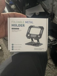 Tablet  stand, all metal desktop rotating stand, supports Tabletstand. Foldeable - Picture 1 of 4