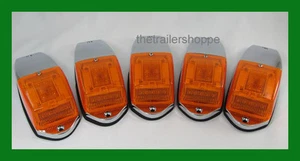 Luces marcadoras de cabina de techo 15 LED ámbar para camionetas y SUV - Juego de 5 - Imagen 1 de 5