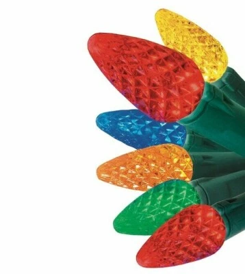 37.2-ft GE StayBright 150-Ct Constant Multicolor C5 LED Christmas String Lights - Image 1 of 4