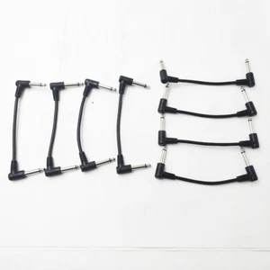Pack of 8 Guitar Patch Cable 1/4" Patch Cables For Effect Pedal - Picture 1 of 7
