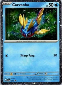 Pokemon Carvanha SVP093 Promo Scarlet & Violet Free Shipping! - Picture 1 of 1
