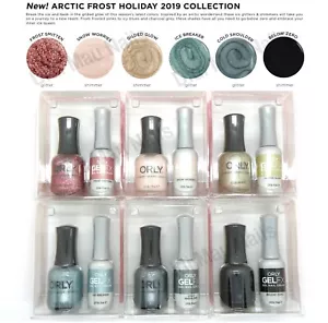 ORLY Perfect Paar - ARCTIC FROST Kollektion Urlaub 2019 - wählen Sie ein beliebiges DUO NEUES PKG - Bild 1 von 8