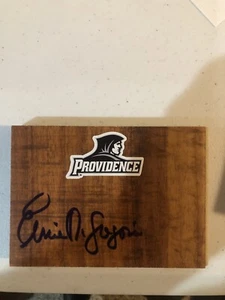 PROVIDENCE FRIARS- ERNIE DIGREGORIO SIGNED AUTOGRAPH FLOORBOARD COA BRAVES CHOF - Picture 1 of 2