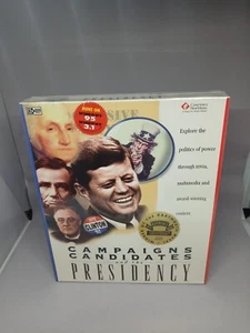 RARE "Campaigns Candidates and the Presidency" CD-ROM Big Box 1995 NEW & SEALED! - Picture 1 of 4