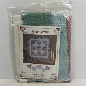 Hearts Choice Wall Hanging 23 1/2" x 23 1/2" quilt pattern by Four Corners - Picture 1 of 7