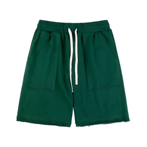 Men's Summer Trendy Pure Cotton Loose Casual Fashion Solid Stylish Waist Shorts - Picture 1 of 6