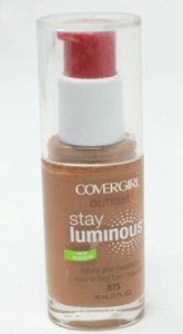 Covergirl Outlast Stay Luminous Natural Glow Foundation 875 Soft Sable - Picture 1 of 2
