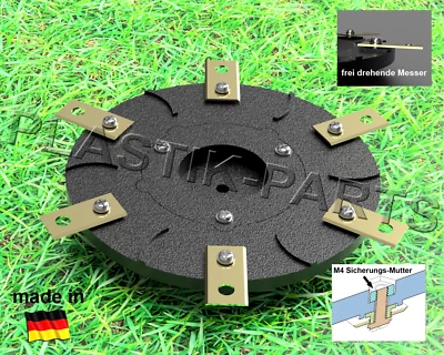 Disco de cuchillo 6 cuchillas plato de cuchillo para Blumfeldt Garden Hero - Imagen 1 de 4