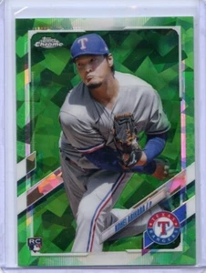 Topps 2021 actualización cromada refractores verde zafiro #US269 Kohei Arihara Ser #/50 - Imagen 1 de 1