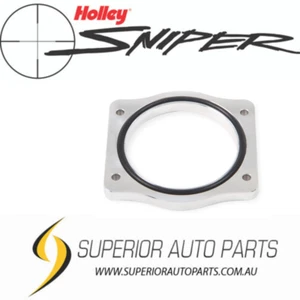 Holley Sniper LTS THROTTLE BDY SPACER-SLV 102MM LS ENG 860013 - Picture 1 of 3