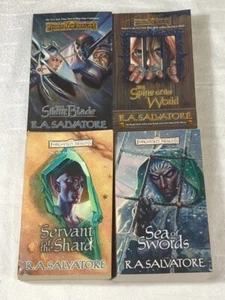 The Paths of Darkness Novels Complete Set R.A Salvatore Paperback Fantasy Realms - Picture 1 of 22