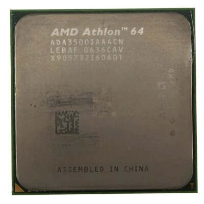 AMD ADA3500IAA4CN 2.2 GHz Athlon 64 3500+ Microprocessor, 90nm, 512KB L2, 1 Core - Image 1 of 4