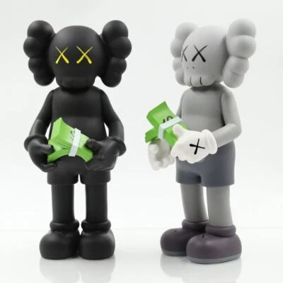 30cm Kaus Counting Money Kaws Model Handmade Doll Doll Doll Statue Ornament - Image 1 of 4