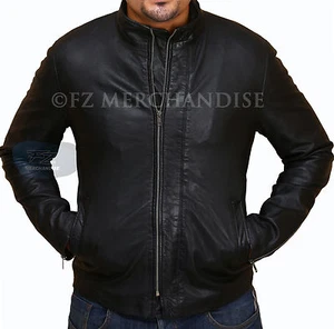 Mission Impossible 5 Rogue Nation Tom Cruise Ethan Hunt MI5 Real Leather Jacket - Picture 1 of 5