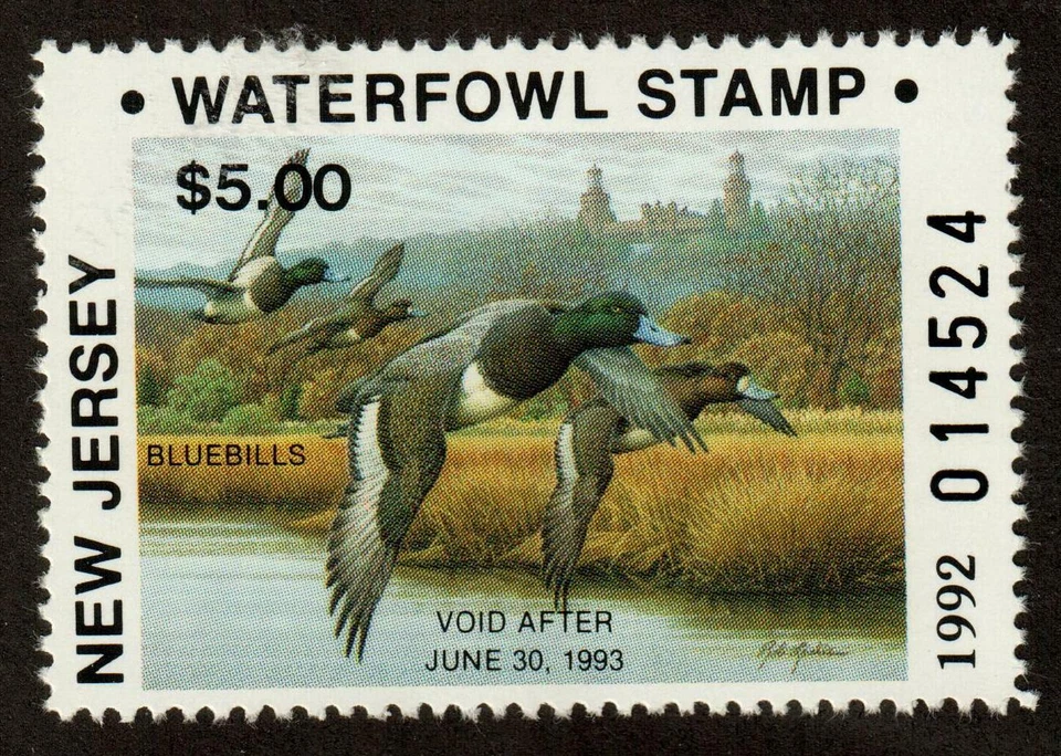 New Jersey NJ09A NJ9A 1991 Bluebills Free shipping in the USA! - Image 1 of 1