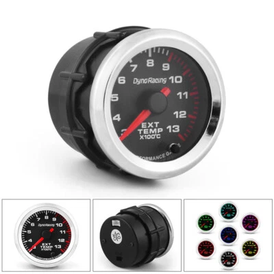 2" 52mm Universal 7 Color Exhaust Gas Temp Gauge Pointer EGT Temperature Meter - Image 1 of 4