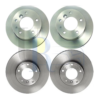 Rotor de freno de disco trasero delantero Brembo 4x para Mercedes-Benz G500 2005 2006 2007 2008 Foto 1 de 4