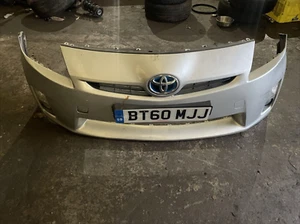 TOYOTA PRIUS FRONT BUMPER COMPLETE SILVER PREP PAINT 2011 2012 2013 2014 - Picture 1 of 8