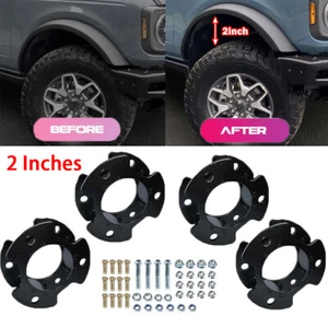 4x/Set 2 Inches 2" Lift Kit for Ford for Bronco 4WD 2021 2022 2023 - Foto 1 di 12